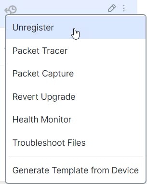 Unregister