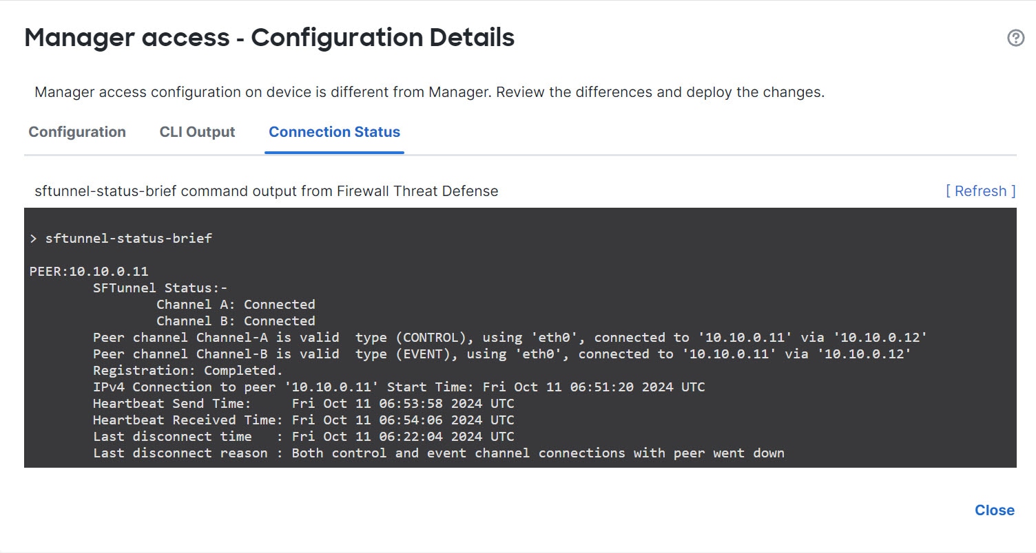 Connection Status