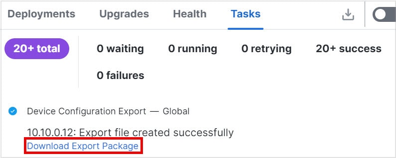 Export Task