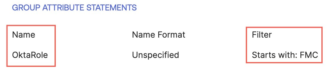 Group Attribute Statements in Okta