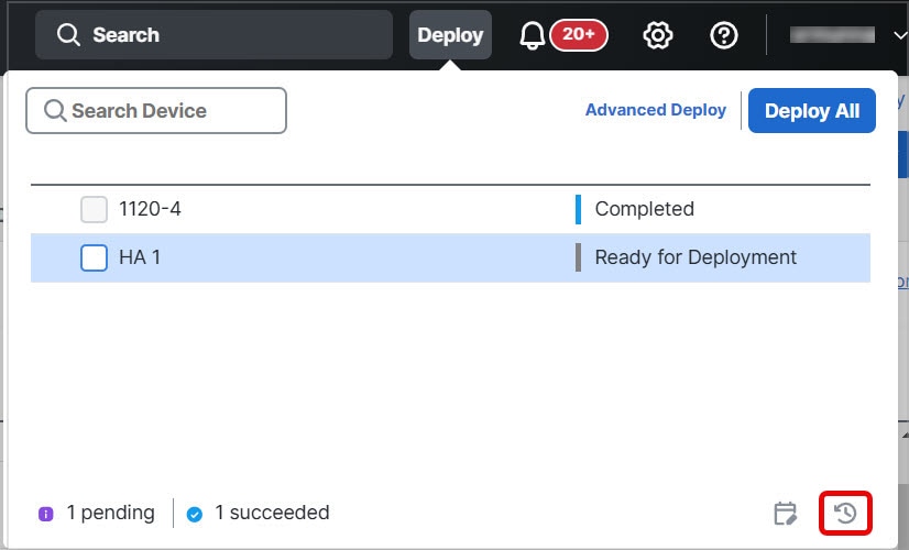 Deployment History