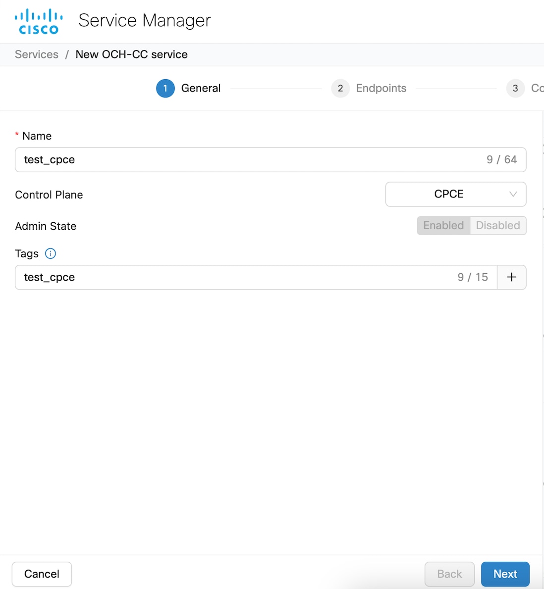 screenshot of links app