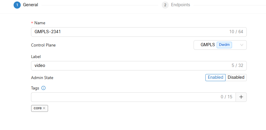 screenshot of links app
