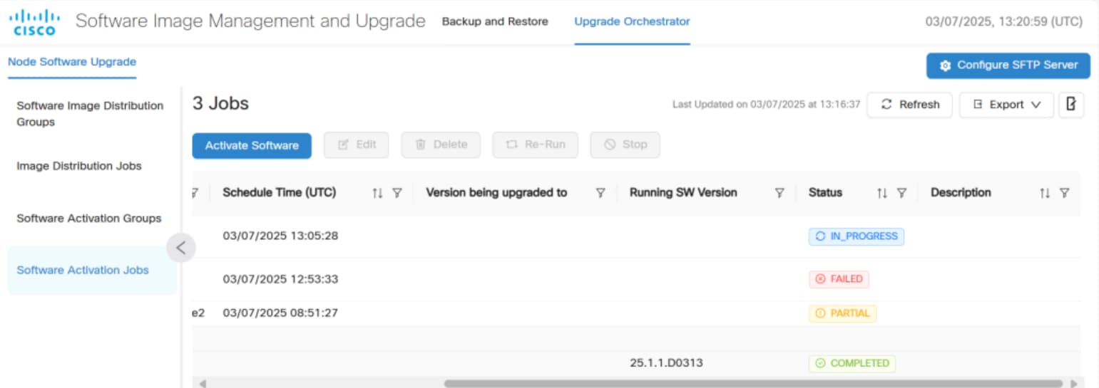 screenshot of links app