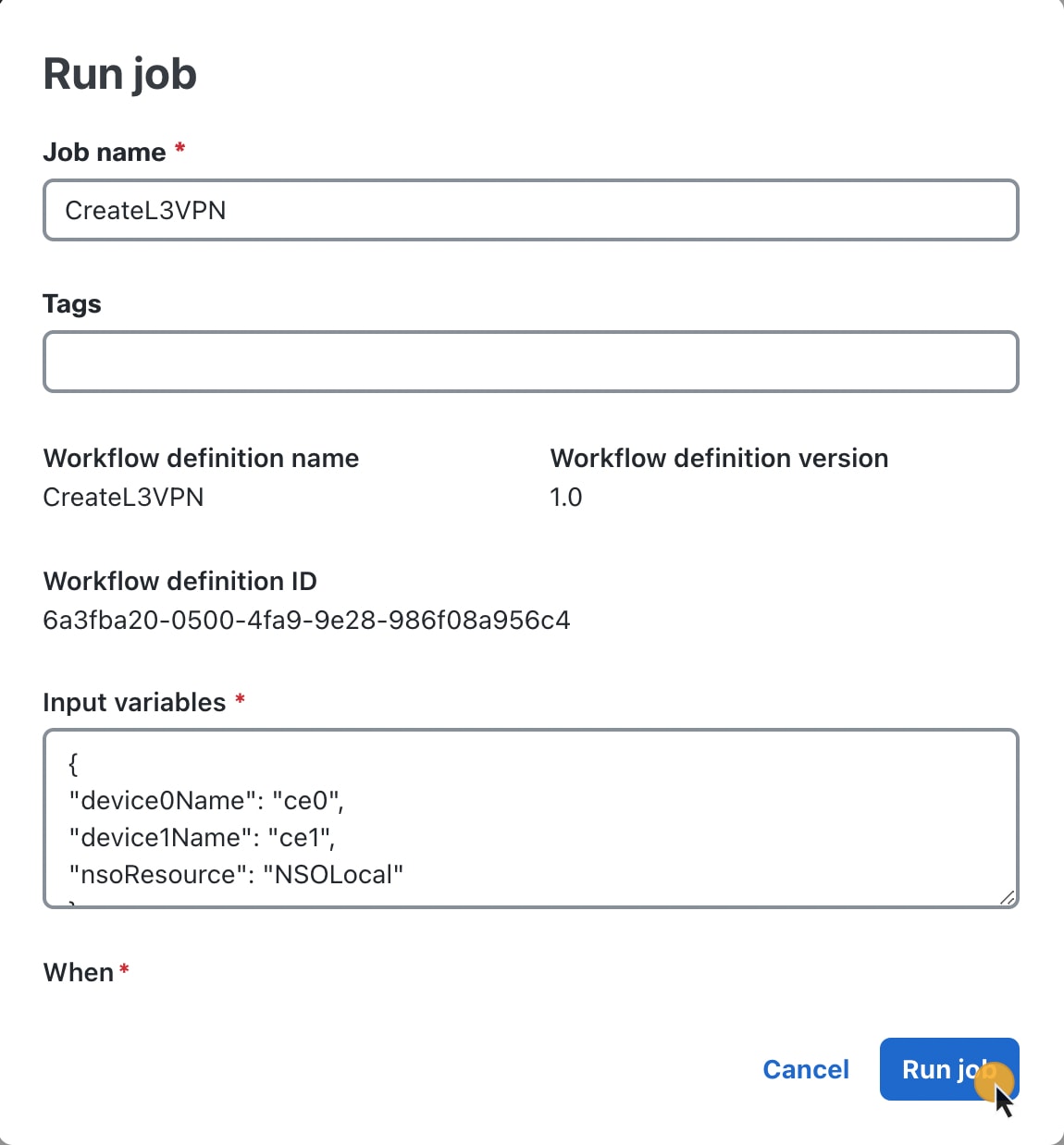 Cisco Crosswork Workflow Manager 2.1 Get Started Guide - Example ...