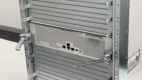 Pivoting the ejector levers outward