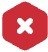 Red critical assertion icon