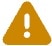 Yellow warning assertion icon
