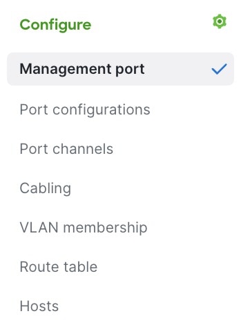 Switch properties in new fabric mode