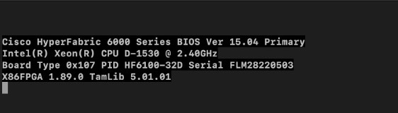 BIOS banner