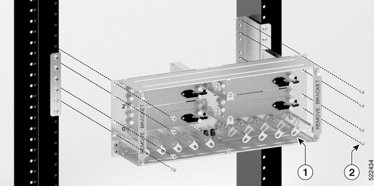 Installing Breakout Panel on an ETSI Rack