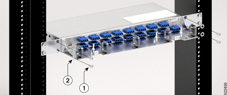 Mounting Mux/Demux on 23-Inch Rack