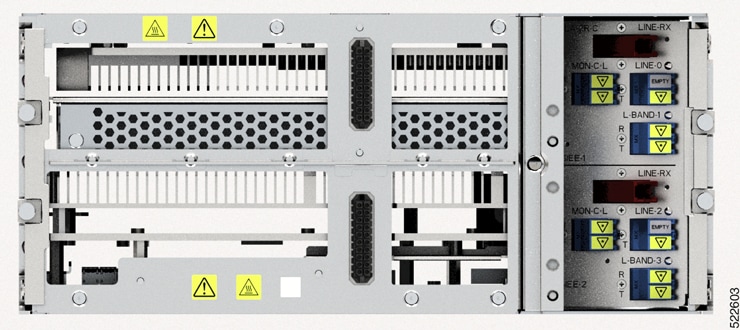 Front View of ILA-2R-C Line Card
