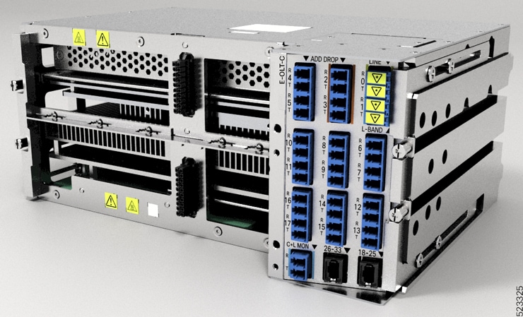 Perspective View of E-OLT-C Line Card