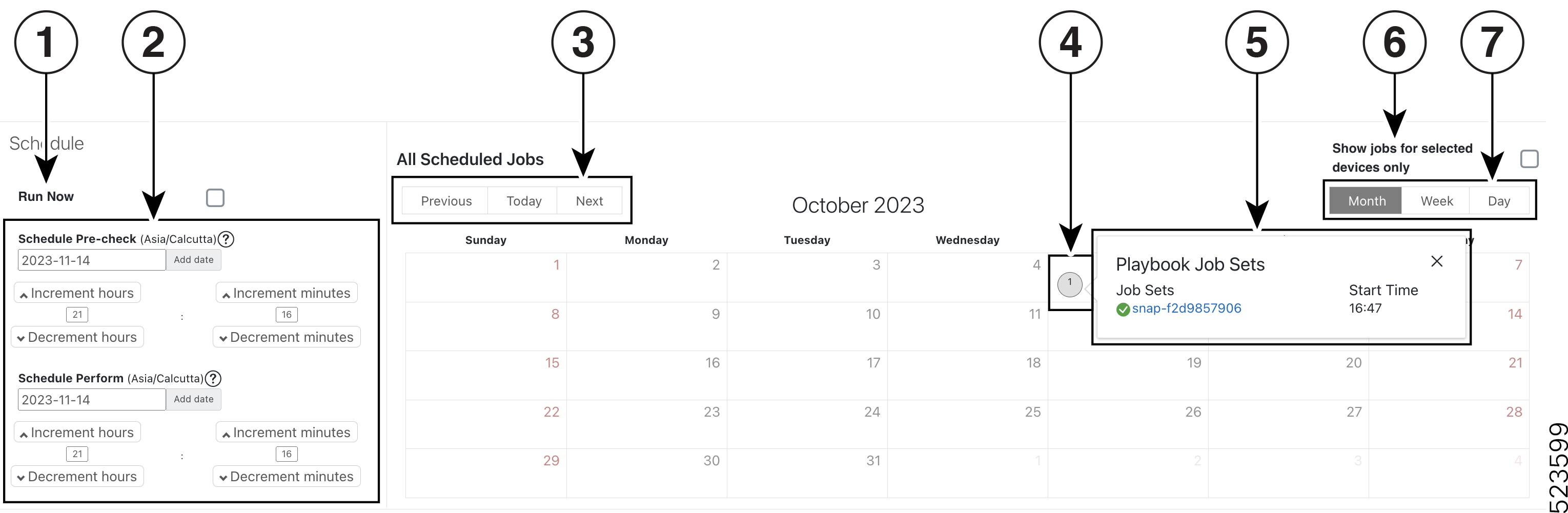 Execution mode scheduling features