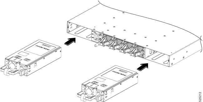 Install AC Power Supply Module on the router