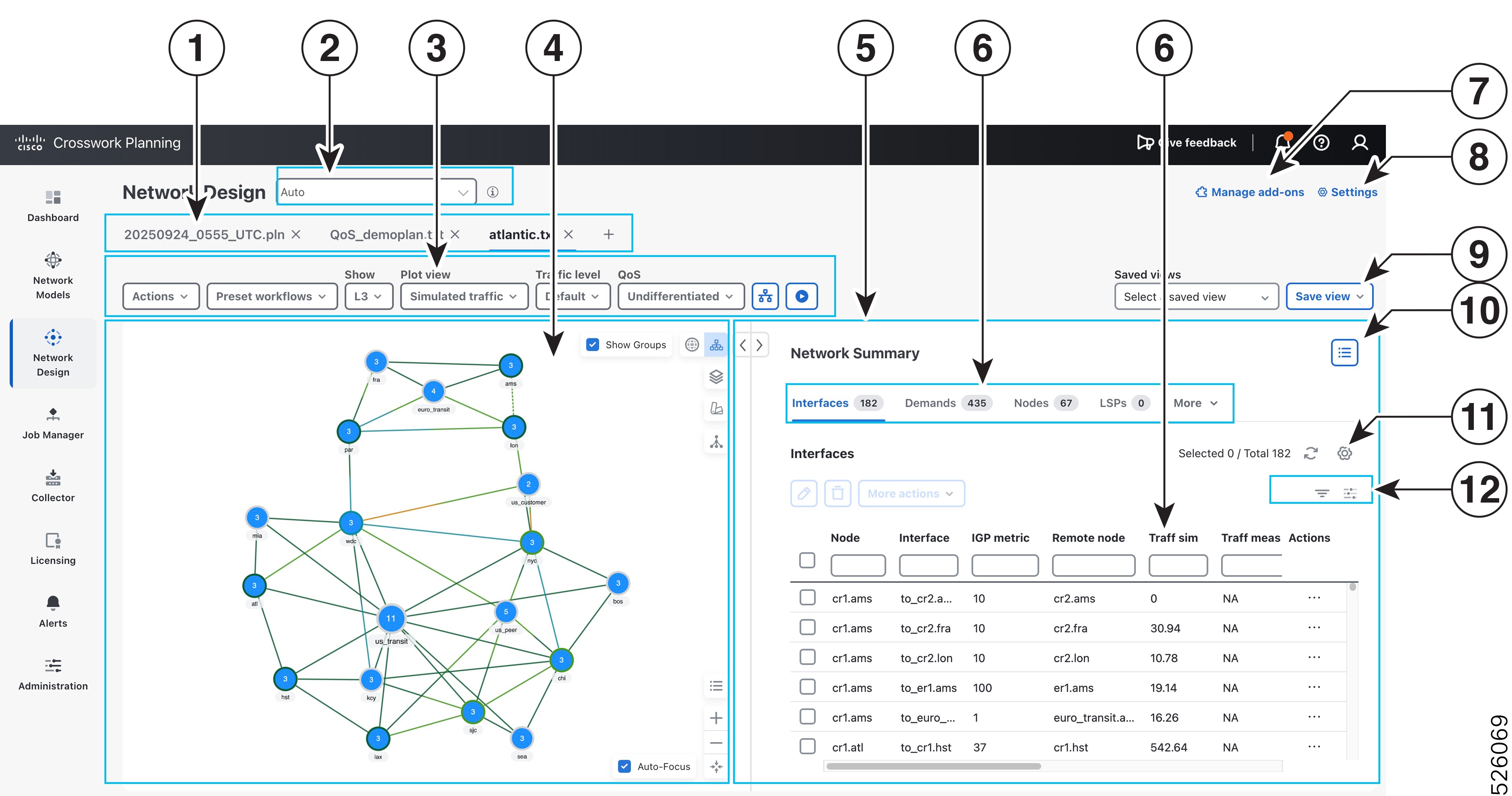 Network Design page