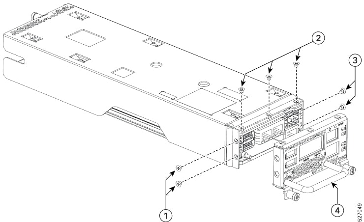 The controller faceplate is being detached.