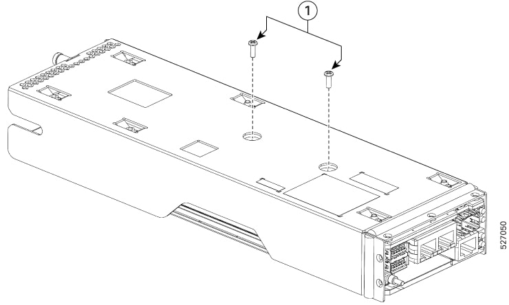 Removing the two M2.5x0.45x8 mm screws on the side.