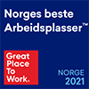 2021 #1 Best Medium Workplaces in Norway by Great Place to Work