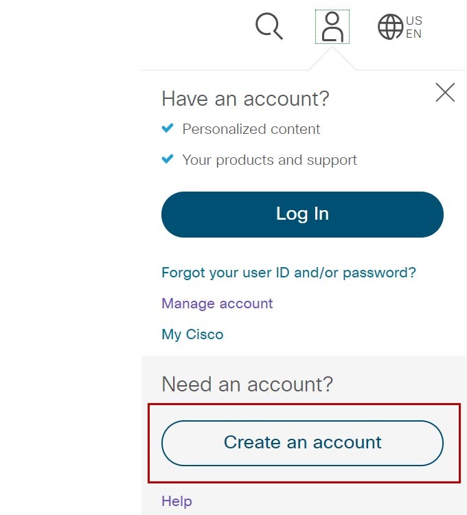 Account Registration Help (formerly CCO) Cisco