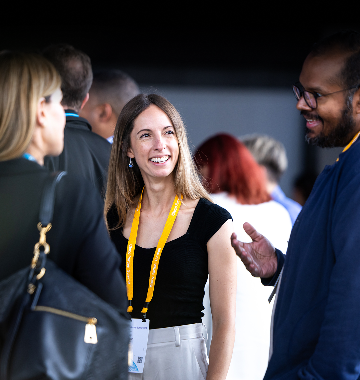 People networking at Cisco Partner Summit