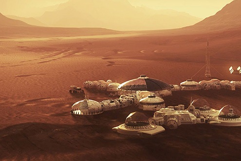 Helfen Sie, die erste Mars˗Station vor Angriffen zu schützen