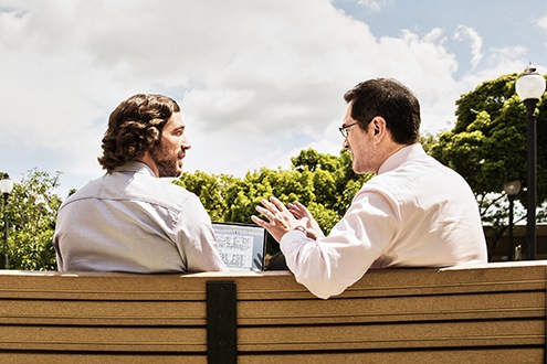 Oliver Tuszik im Gespräch mit Achim Berg, Bitkom