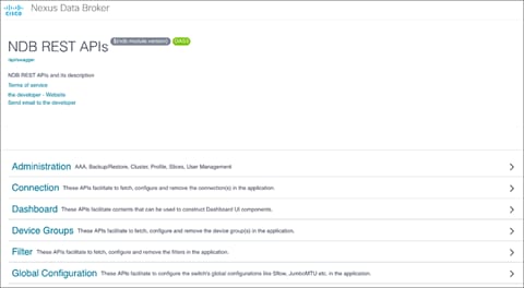 Cisco Nexus Dashboard Data Broker application REST API access mechanism