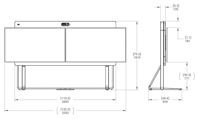 A drawing of a cabinetDescription automatically generated