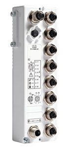 A white box with black and silver connectorsAI-generated content may be incorrect.