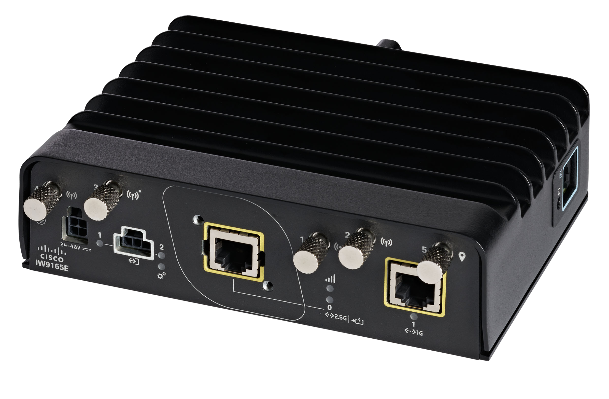 A black box with ports and buttonsAI-generated content may be incorrect.
