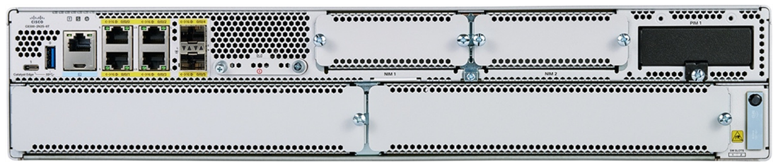 C8300-2N2S-4T2X platform with 2 SM and 2 NIM slots