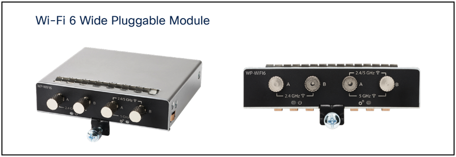 Wi-Fi 6 wide pluggable module