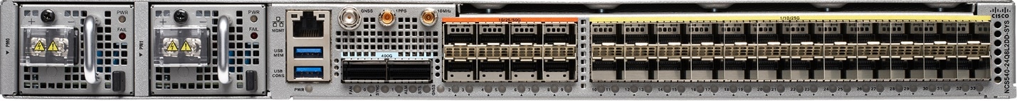 N540-24Q8L2DD-SYS: Cisco NCS 540 Large Density Router Family