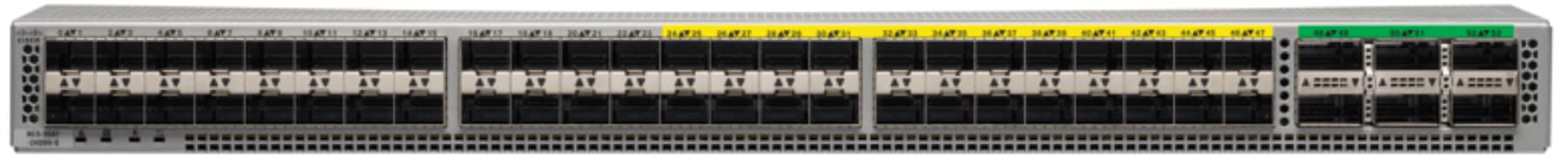 Cisco NCS-55A1-24Q6H-S chassis – MACsec on some ports (6X100G and 16 of the 24X25G ports)