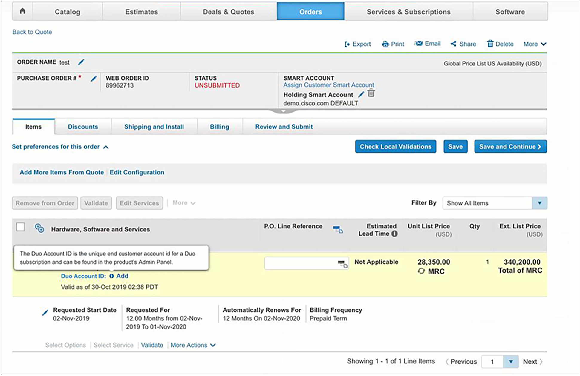 End-customer administrator