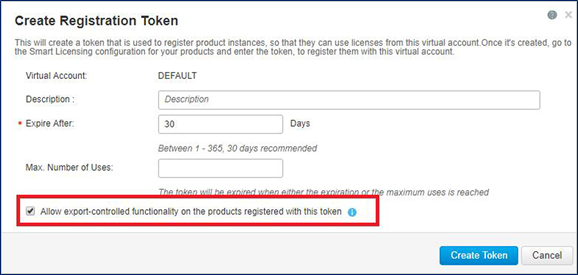 Create Registration Token