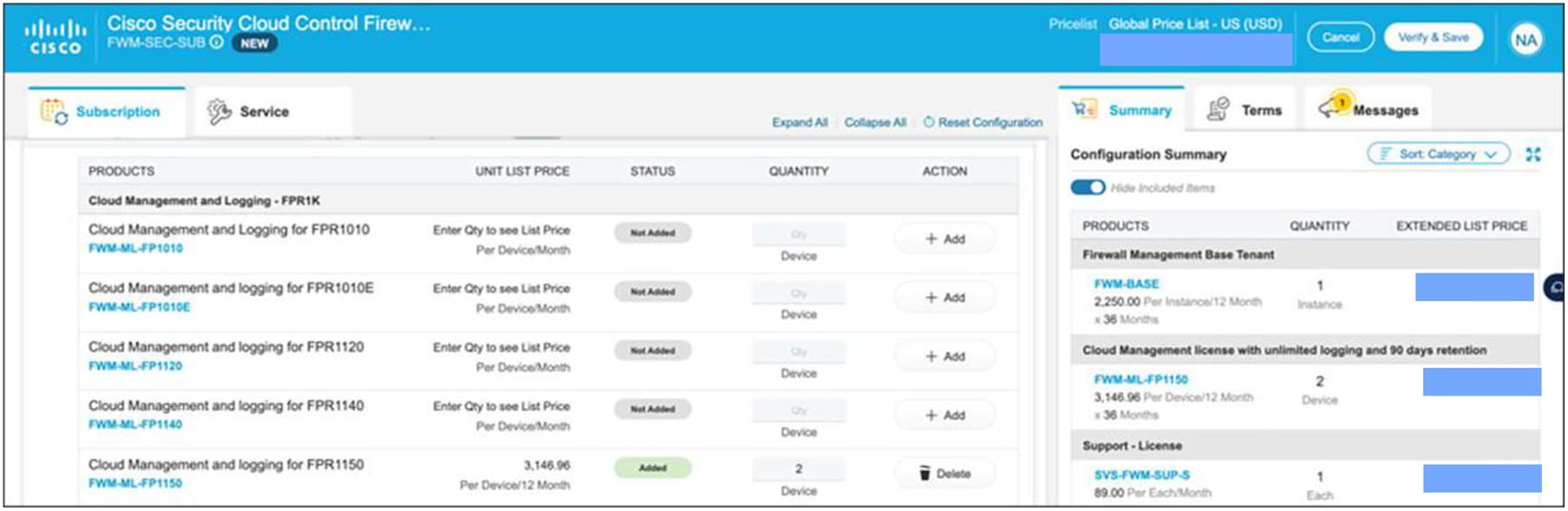 Cloud Management license with unlimited logging and 90 days retention