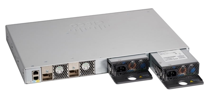 A rectangular electronic device with ports