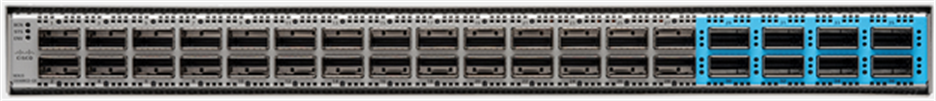 Cisco Nexus 93600CD Switch -  A close up of a computerDescription automatically generated