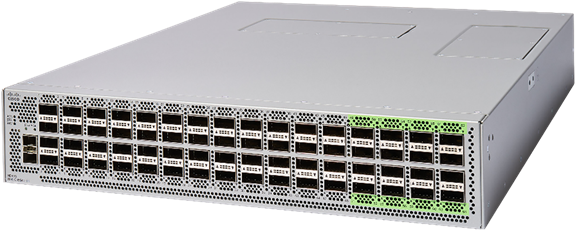 Cisco Nexus 9364C-H1 switch, front view