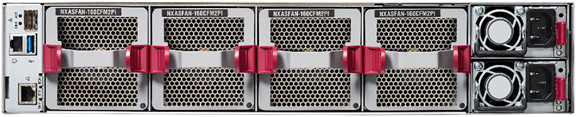 Cisco Nexus 9364C-H1 switch, rear view
