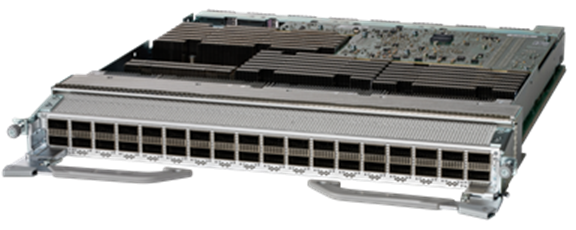 Cisco Nexus 9800 36-port QSFP-DD 400G line card with MACsec