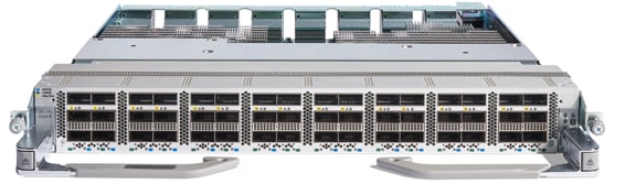 Cisco Nexus 9800 14-port QSFP-DD 400G + 34-port QSFP28 100G line card