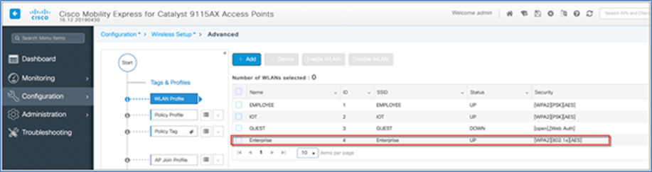 Configuring the AAA/RADIUS Server