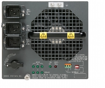 図 1 Cisco Catalyst 6500 シリーズ用 Cisco 8700 W 拡張 AC 電源装置