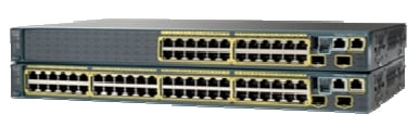 図 2 LAN Lite ソフトウェア搭載 Cisco Catalyst 2960-S シリーズ スイッチ