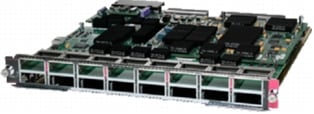 図 2 Cisco Catalyst 6500 16 ポート 10 ギガビットイーサネット ファイバ モジュール