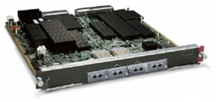 図 4 Cisco Catalyst 6500 4 ポート 10 ギガビット イーサネット ファイバ モジュール